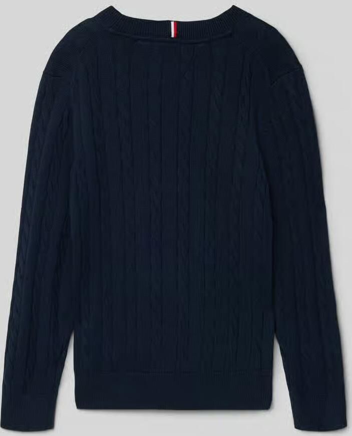 Tommy Hilfiger Teens Regular Fit trui van puur katoen
