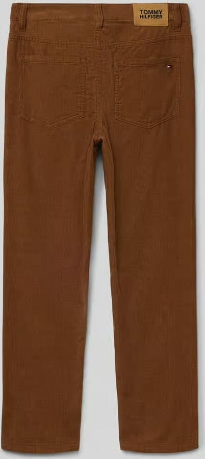 Tommy Hilfiger Teens Straight fit corduroy broek van puur katoen - Foto 4