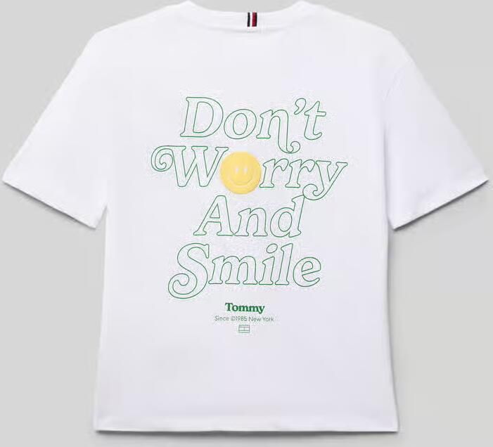 TOMMY HILFIGER Polo's & T-shirts Fun Graphic Tee Ss Wit - Foto 5
