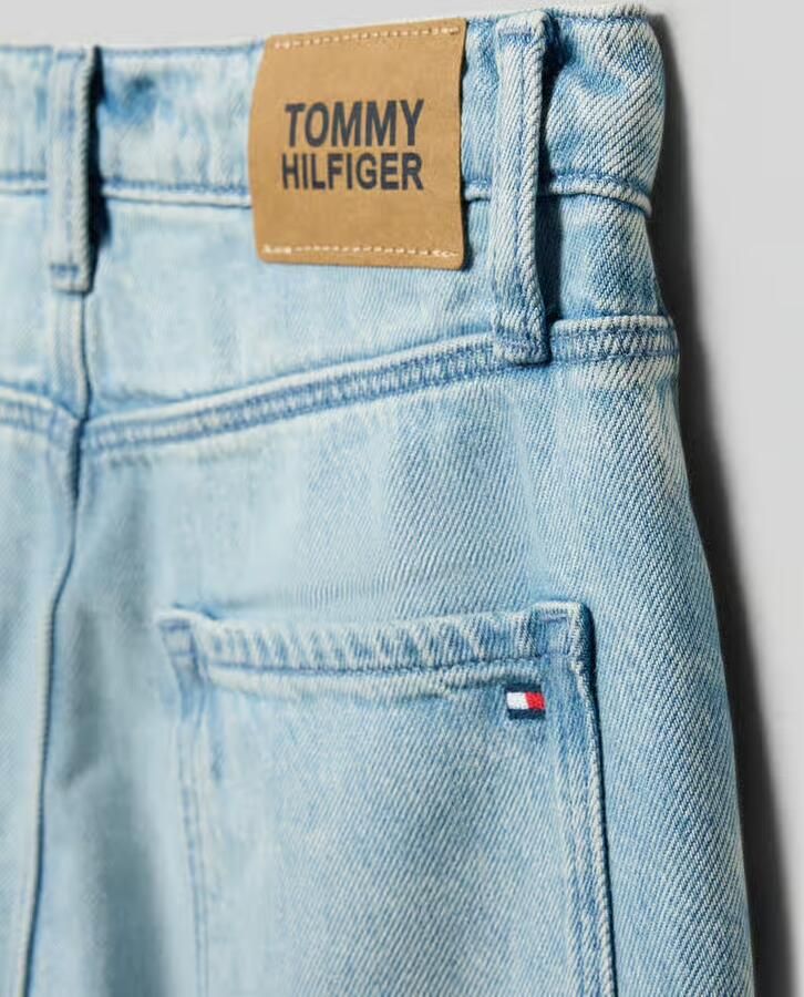 Tommy Hilfiger Teens tapered jeans van mix van katoen en lyocell