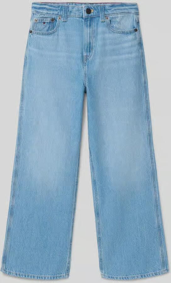 Tommy Hilfiger Teens Wide leg jeans van puur katoen - Foto 5