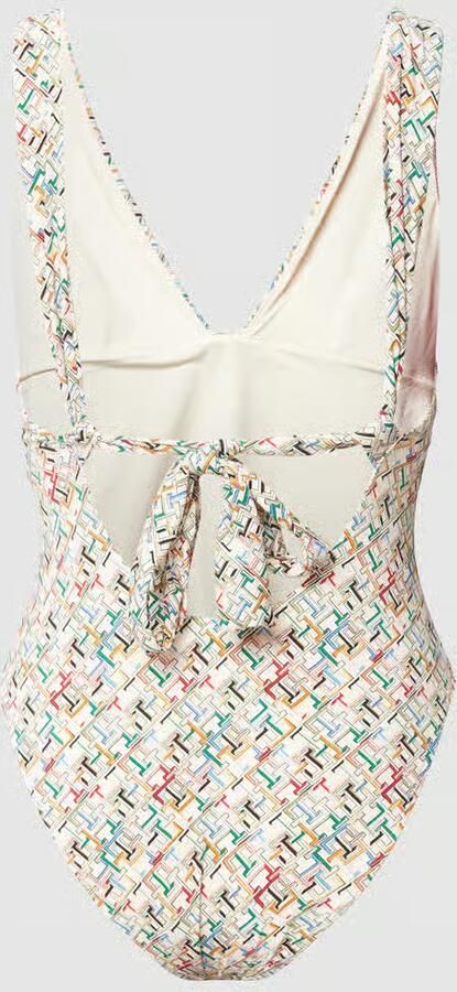 Tommy Hilfiger Diepe Decolleté Badpak Multicolor Dames
