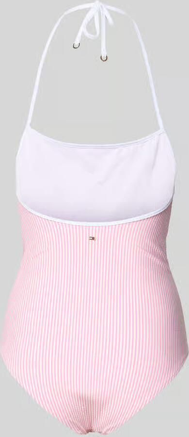Tommy Hilfiger badpak met halter - Foto 2