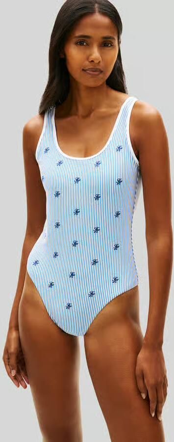 Tommy Hilfiger Badpak met logo-stitching - Foto 4