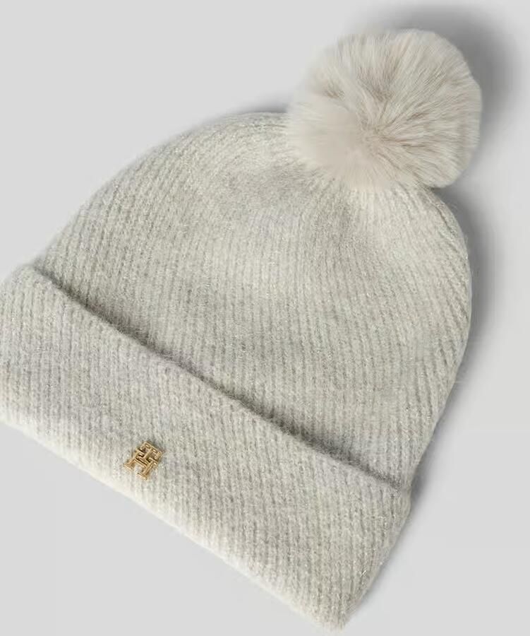 Tommy Hilfiger Beanie met mix van wol en alpaca