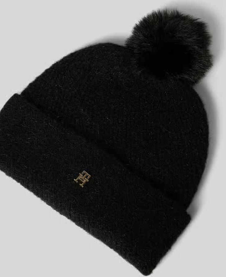 Tommy Hilfiger Pomponmuts POM BEANIE Regular fit met pompon - Foto 2
