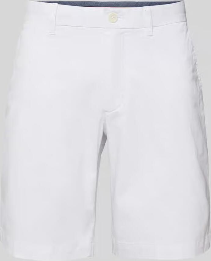 Tommy Hilfiger Slim fit korte chino van een mix van katoen en elastaan