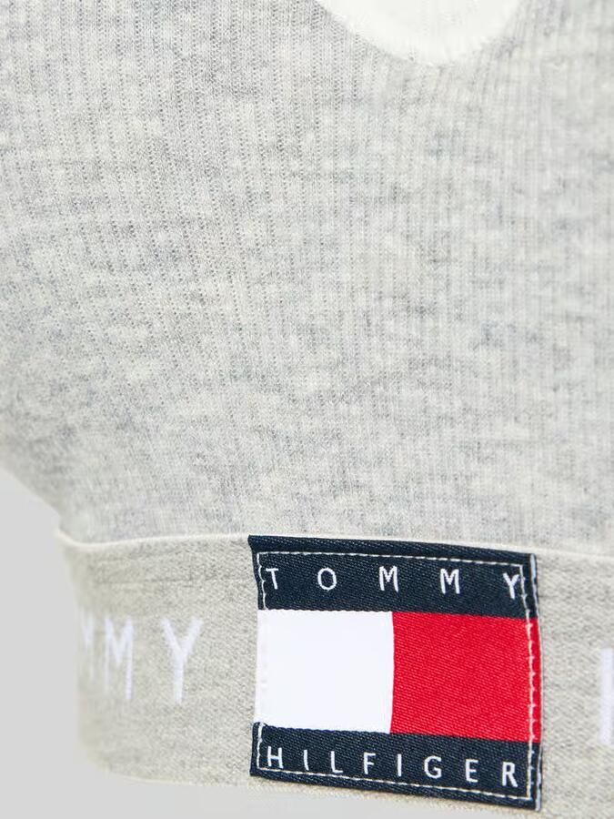 Tommy Hilfiger bh met logo in band model 'RIB BRALETTE LIFT'