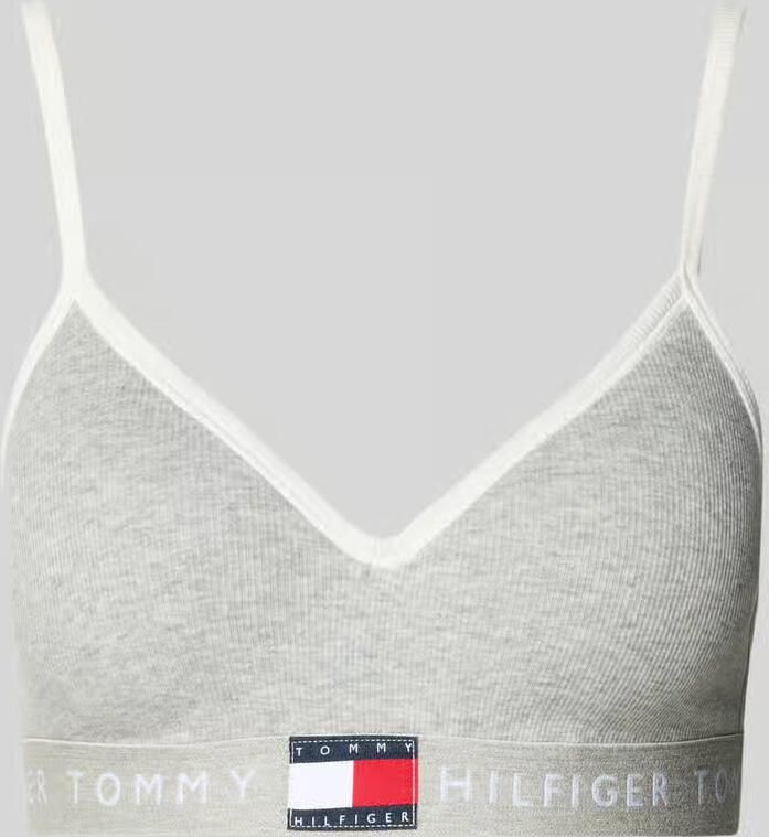 Tommy Hilfiger bh met logo in band model 'RIB BRALETTE LIFT' - Foto 2