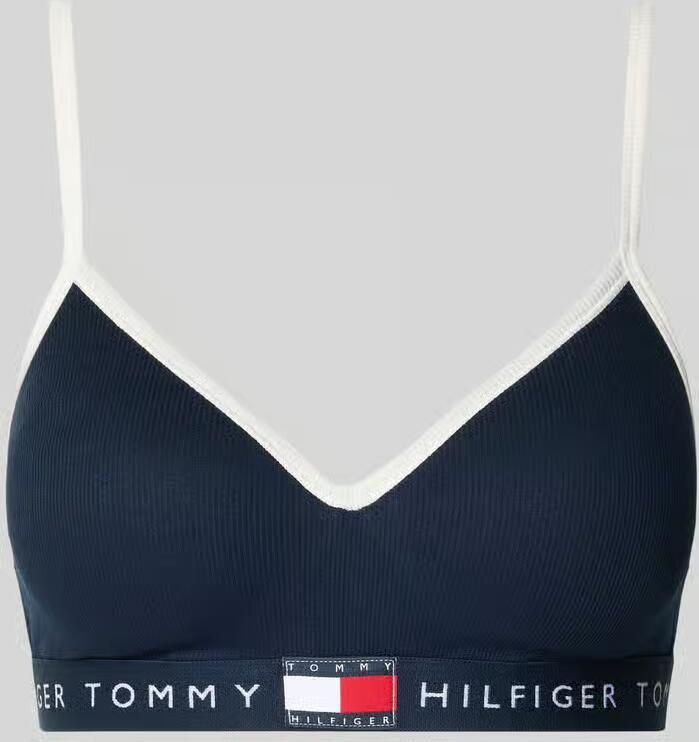 Tommy Hilfiger bh met logo in band model 'RIB BRALETTE LIFT' - Foto 2