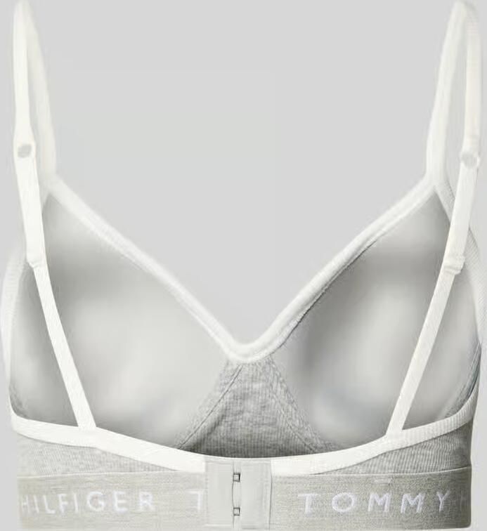 Tommy Hilfiger bh met logo in band model 'RIB BRALETTE LIFT'