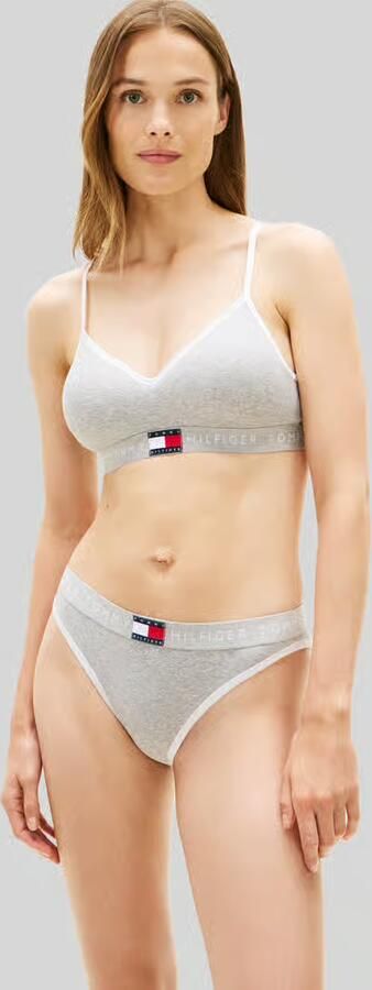 Tommy Hilfiger bh met logo in band model 'RIB BRALETTE LIFT' - Foto 4