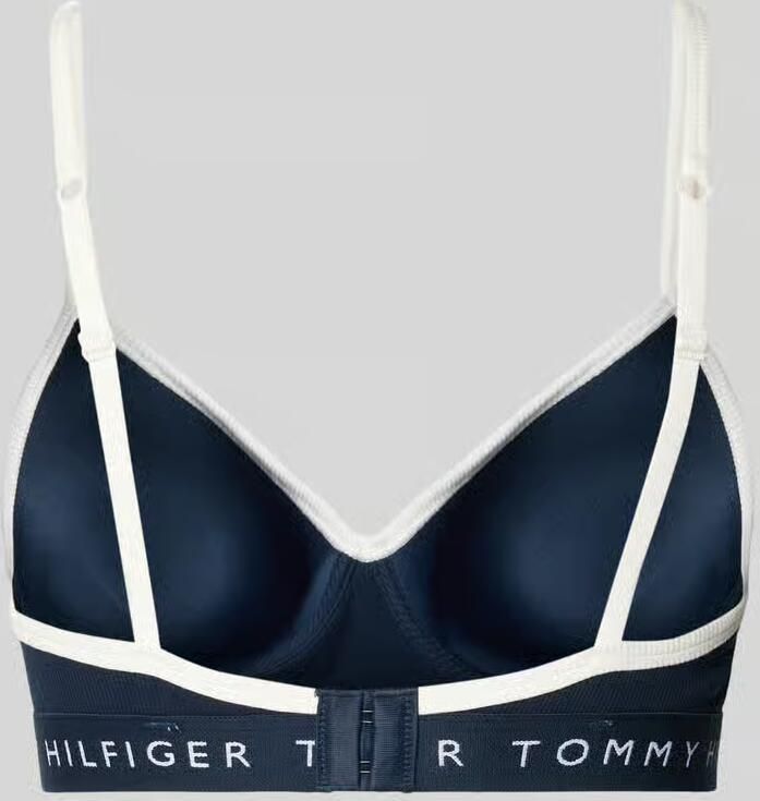 Tommy Hilfiger bh met logo in band model 'RIB BRALETTE LIFT' - Foto 3