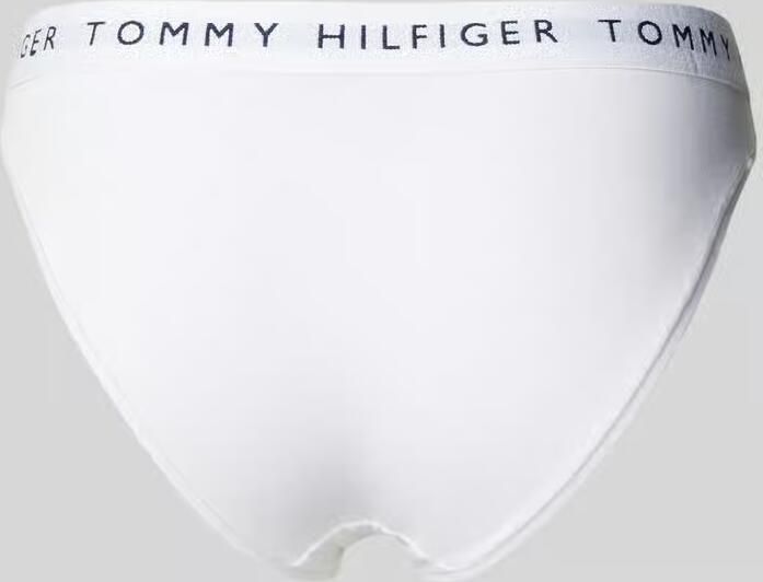 Tommy Hilfiger Bikinibroekje met elastische band met label model 'TH Heritage' - Foto 8
