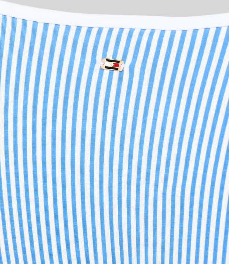 Tommy Hilfiger Bikinibroekje van seersucker met strikbandjes