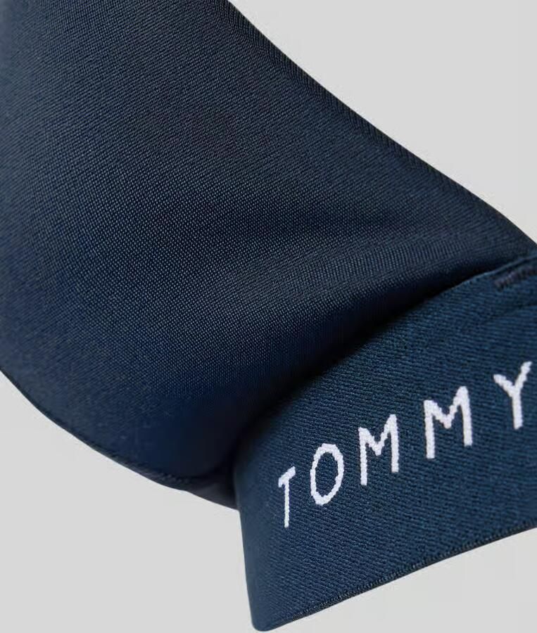 Tommy Hilfiger Bikinitop met elastische band en labelprint