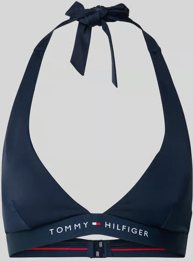 Tommy Hilfiger Bikinitop met elastische band en labelprint - Foto 2