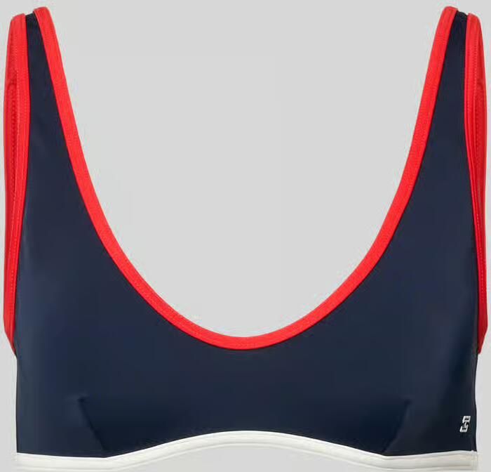 Tommy Hilfiger Bikinitop met logo-applicatie