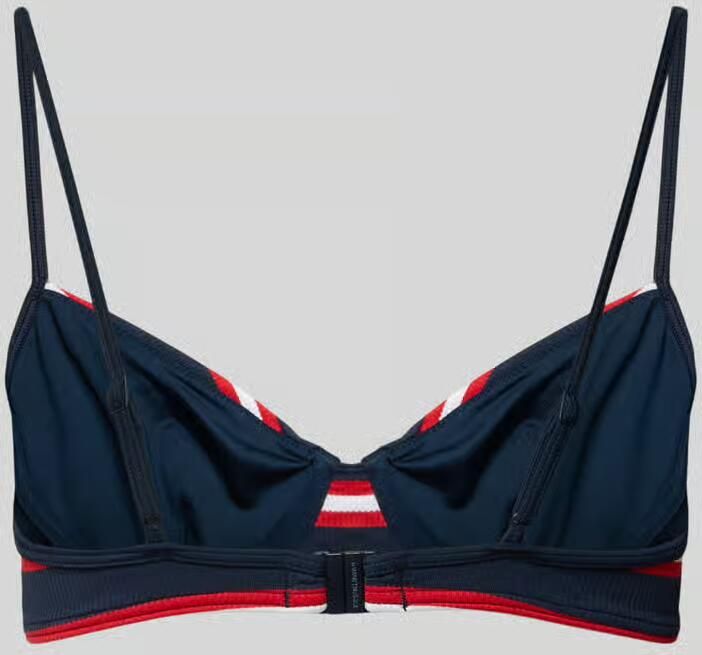 Tommy Hilfiger Bikinitop van geribd materiaal - Foto 3