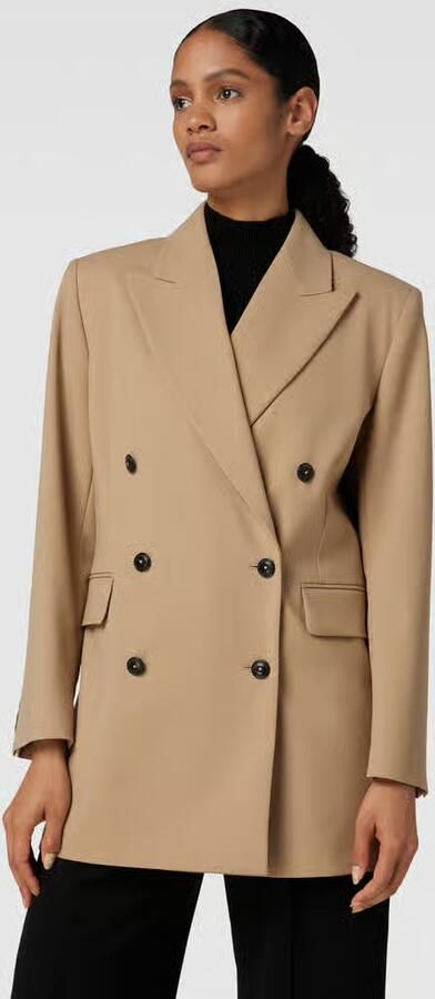 Tommy Hilfiger Elegant Beige Double-Breasted Coat Beige Dames - Foto 4