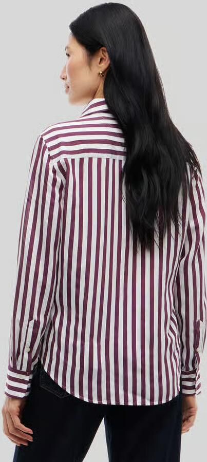 Tommy Hilfiger blouse met lange mouwen met streepmotief - Foto 3
