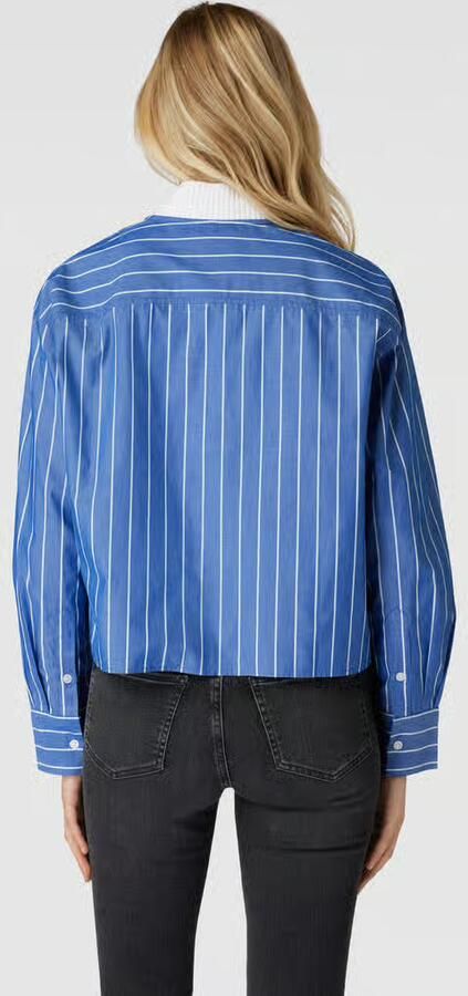 Tommy Hilfiger Blouse met streepmotief model 'BASEBALL'