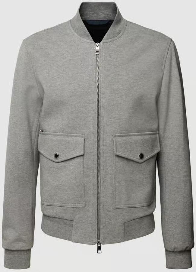 Tommy Hilfiger Bomberjack van viscosemix met klepzakken - Foto 2
