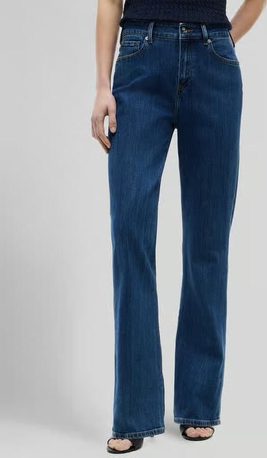Tommy Hilfiger Bootcut-jeans van katoenmix - Foto 2