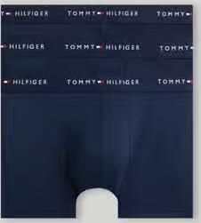 Tommy Hilfiger Boxershort met elastische band met logo in set van 3