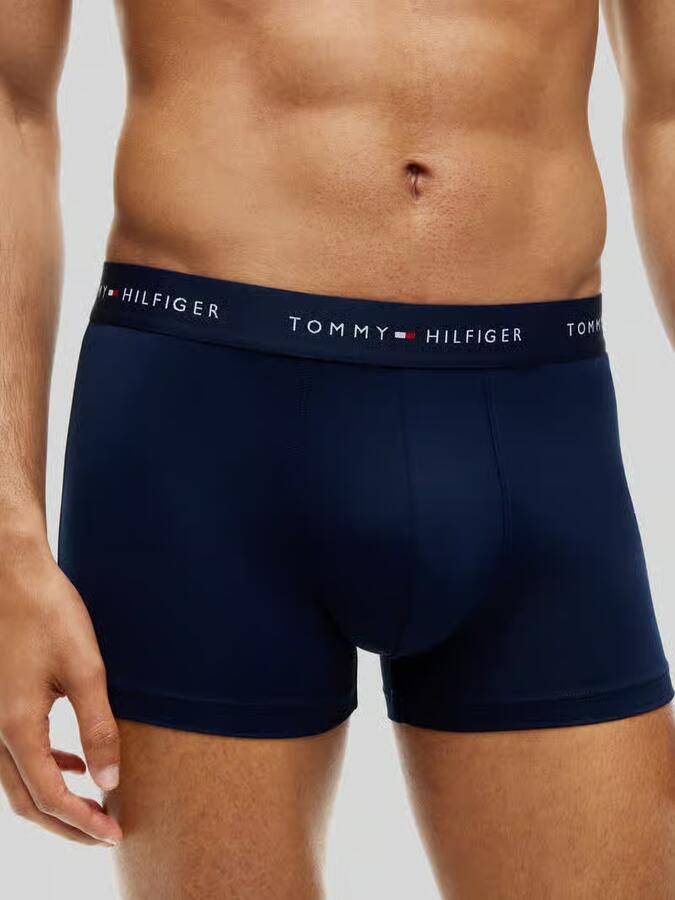 Tommy Hilfiger Boxershort met elastische band met logo in set van 3
