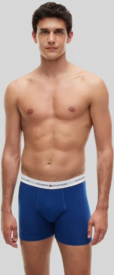 Tommy Hilfiger Boxershort van katoenmix in set van 3 model '3P BOXER BRIEF' - Foto 3