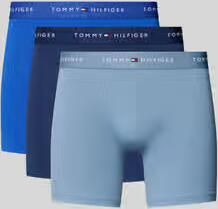 Tommy Hilfiger Boxershorts met elastische band met logo-intarsia in Set van 3
