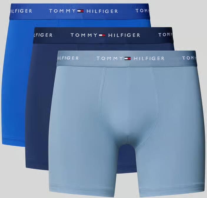 Tommy Hilfiger Boxershorts met elastische band met logo-intarsia in Set van 3 - Foto 2