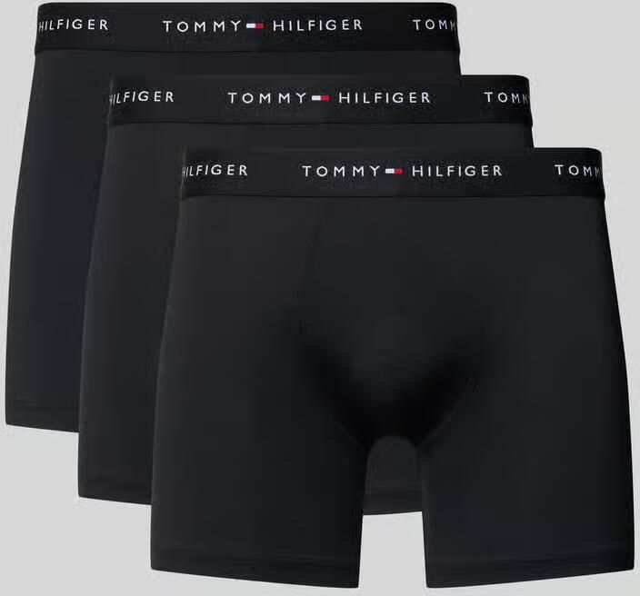 Tommy Hilfiger Boxershorts met elastische band met logo-intarsia in Set van 3 - Foto 2