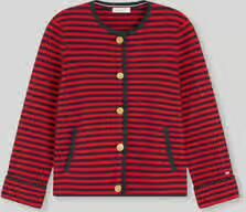 Tommy Hilfiger boxy fit gebreid jack van puur katoen