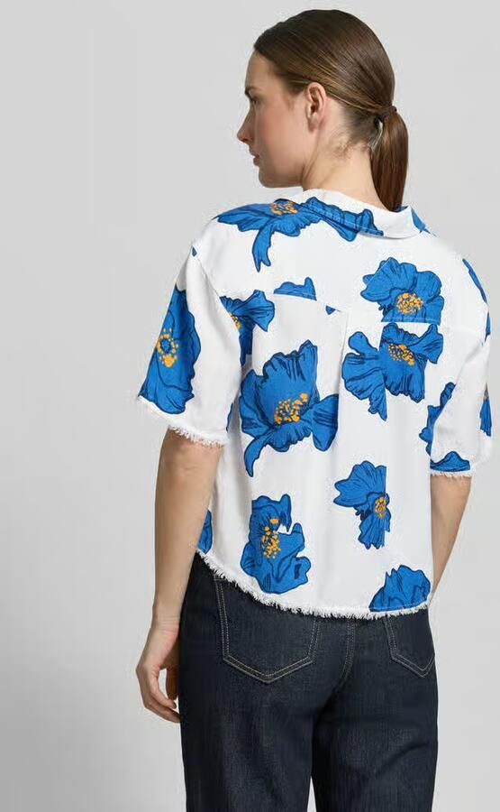 Tommy Hilfiger boxy fit linnen blouse met viscose - Foto 3