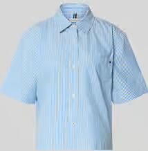 Tommy Hilfiger boxy fit overhemdblouse van puur katoen - Foto 2