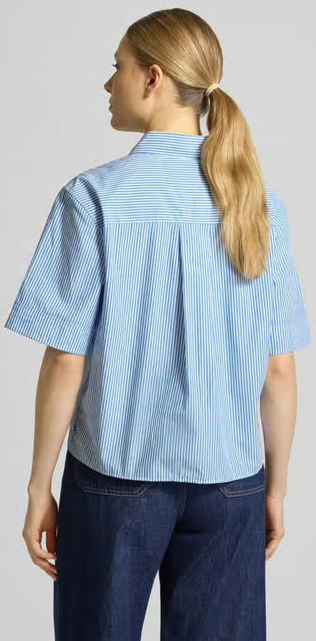 Tommy Hilfiger boxy fit overhemdblouse van puur katoen - Foto 3