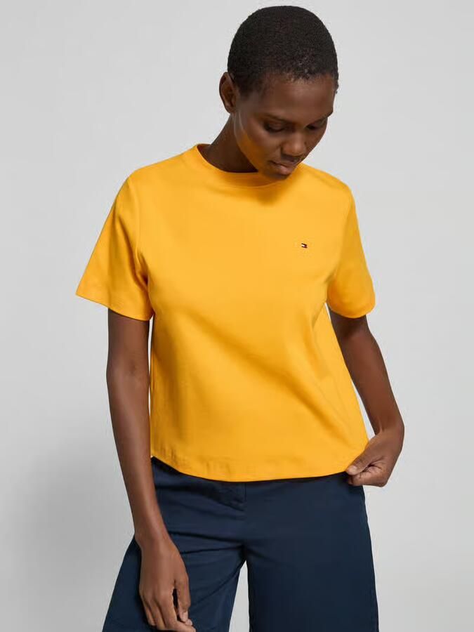 Tommy Hilfiger Boxy fit T-shirt van puur katoen