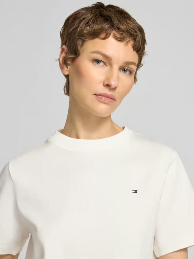 Tommy Hilfiger Boxy fit T-shirt van puur katoen
