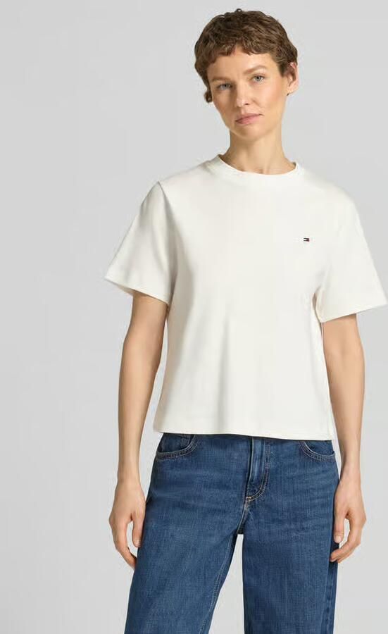 Tommy Hilfiger Boxy fit T-shirt van puur katoen - Foto 2