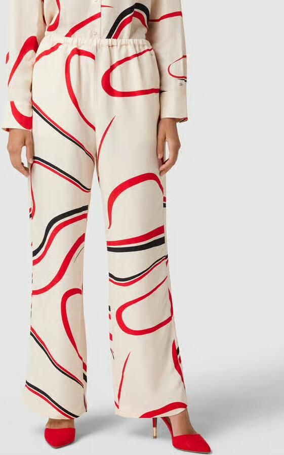 Tommy Hilfiger Broek met all-over motief - Foto 3