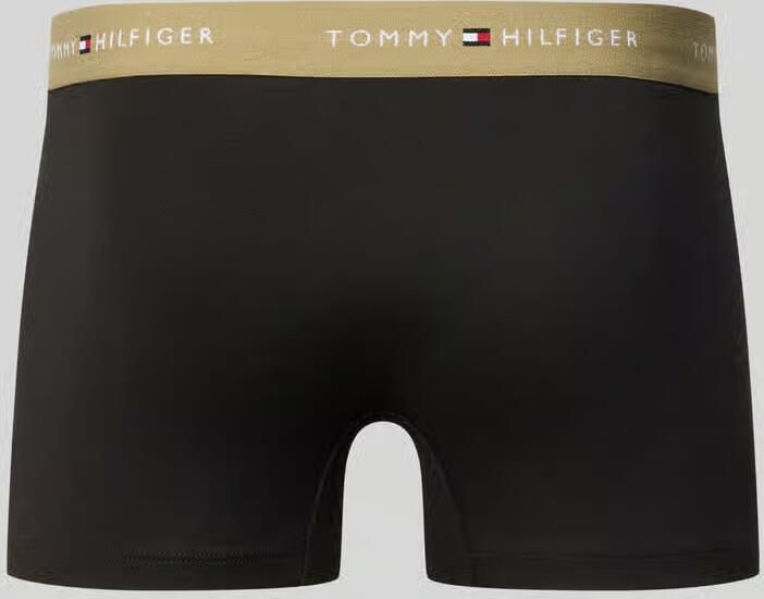 Tommy Hilfiger Broek van katoenmix met logo-opschrift in set van 3 - Foto 3