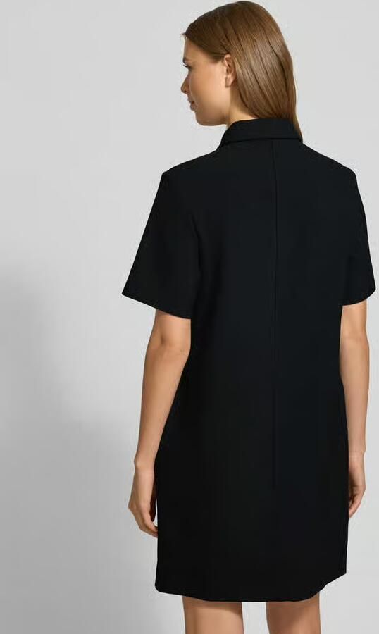 Tommy Hilfiger Regular fit zakelijke jurk met korte ritssluiting model 'PUNTO KNEE'