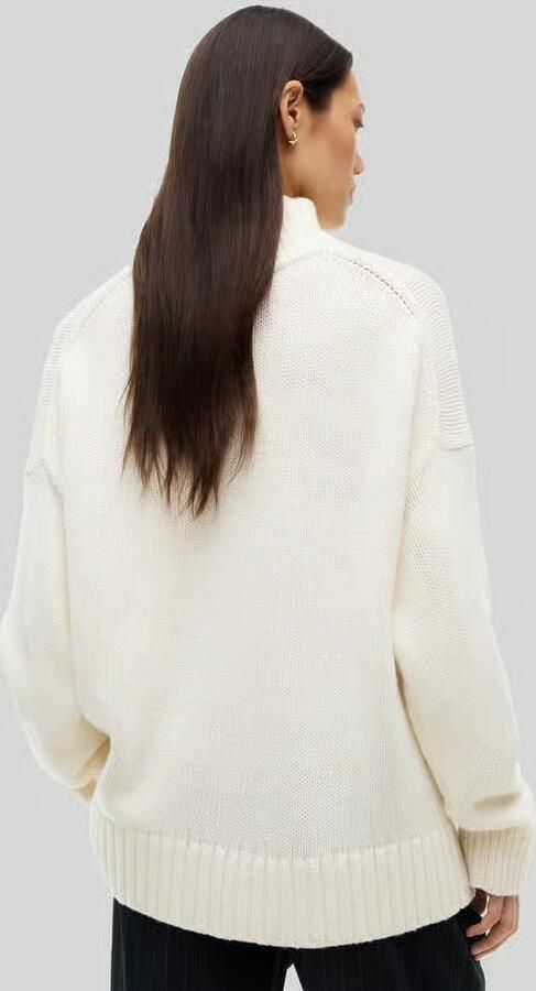 Tommy Hilfiger Col van wol met logo borduursel - Foto 2