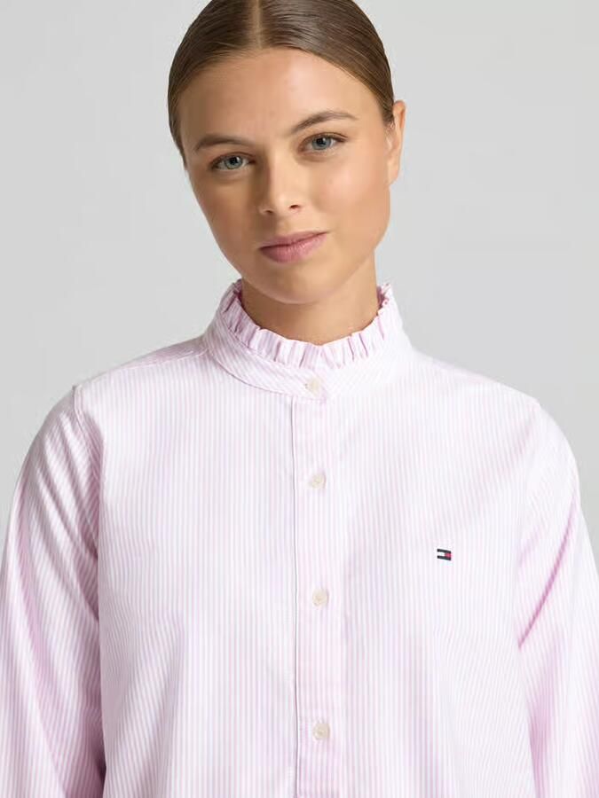 Tommy Hilfiger Comfort fit blouse met lange mouwen van puur katoen - Foto 2