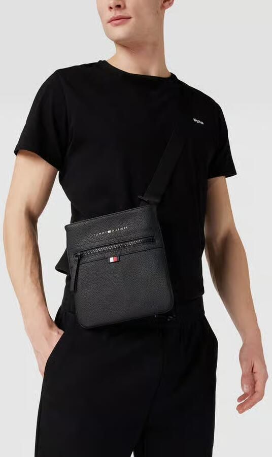 Tommy Hilfiger Crossbodytas met labelprint - Foto 5