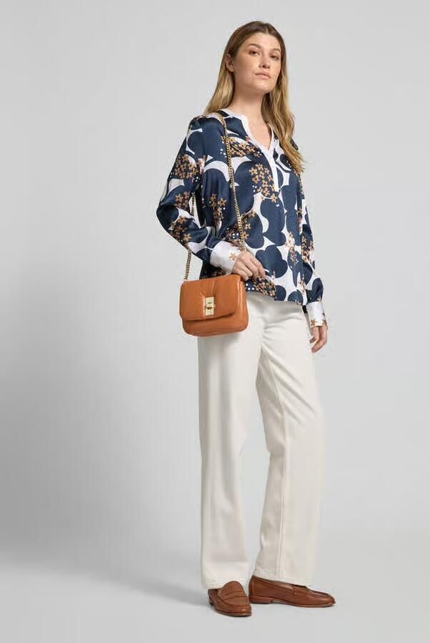 Tommy Hilfiger Crossbodytas van schapennappa met labeldetail - Foto 2