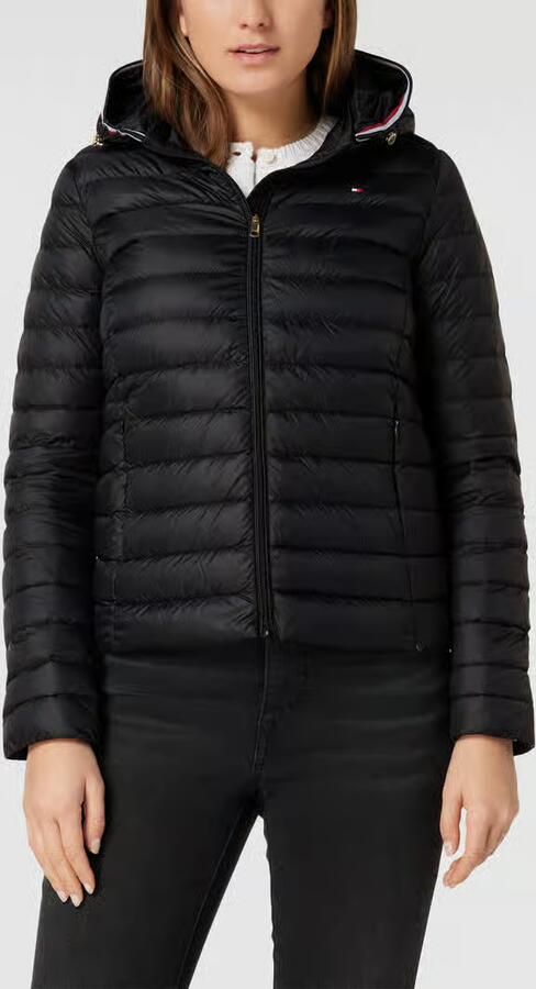 Tommy Hilfiger Donsjack in doorgestikte look met capuchon - Foto 3