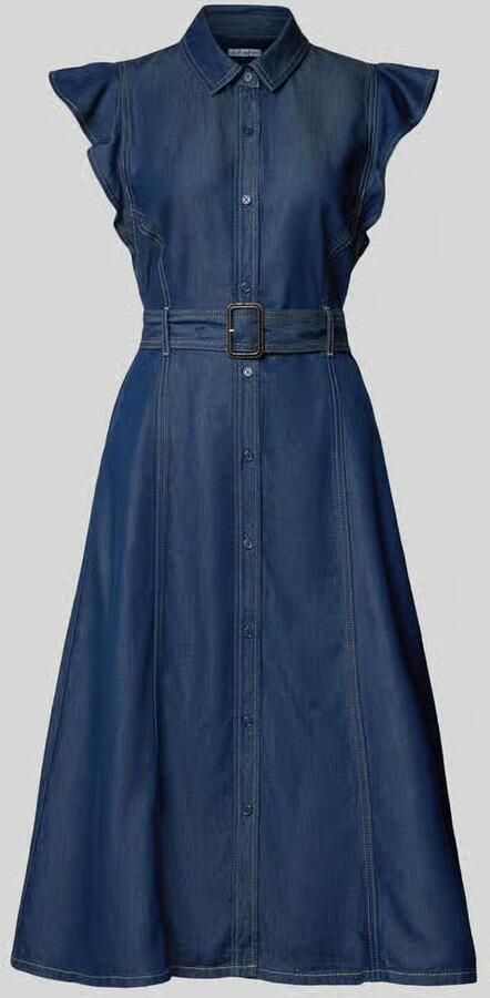 Tommy Hilfiger Fit and Flare denimjurk van lyocell - Foto 2